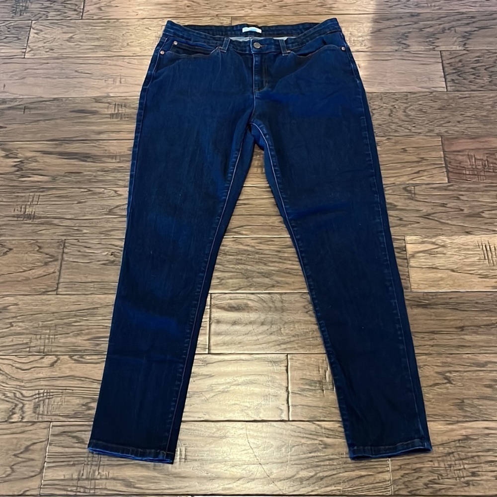 Eileen Fisher Dark Blue High-Rise Women's Jean 14